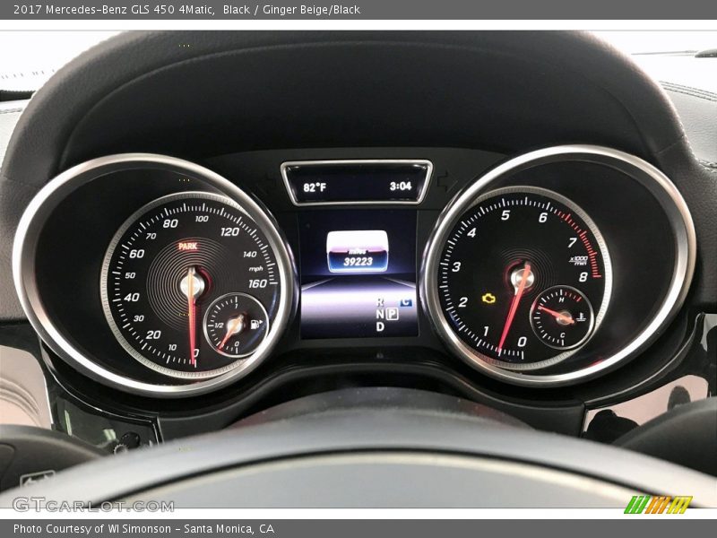 Black / Ginger Beige/Black 2017 Mercedes-Benz GLS 450 4Matic