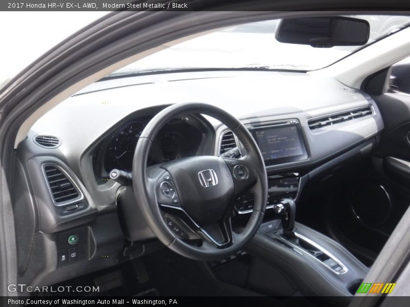 Modern Steel Metallic / Black 2017 Honda HR-V EX-L AWD