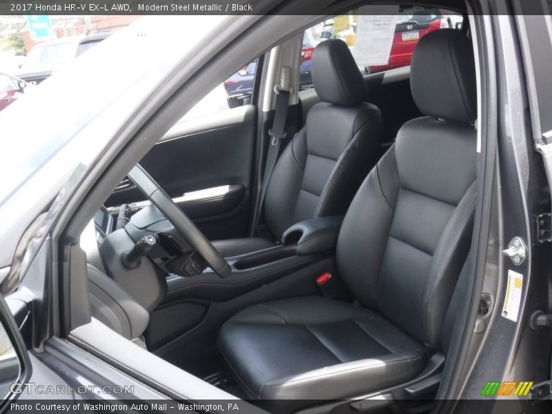Modern Steel Metallic / Black 2017 Honda HR-V EX-L AWD