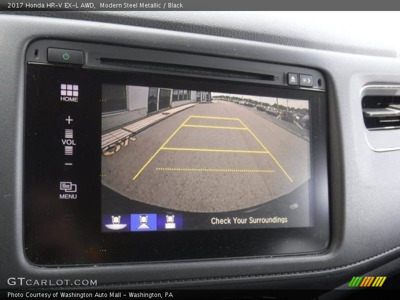 Modern Steel Metallic / Black 2017 Honda HR-V EX-L AWD
