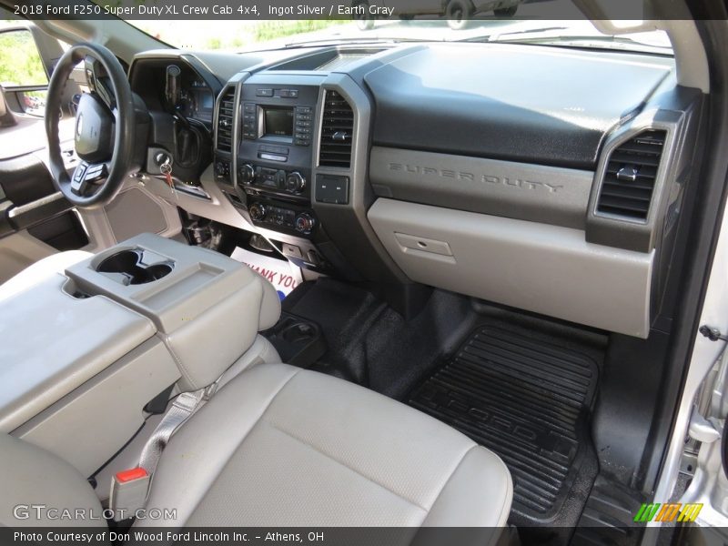 Ingot Silver / Earth Gray 2018 Ford F250 Super Duty XL Crew Cab 4x4