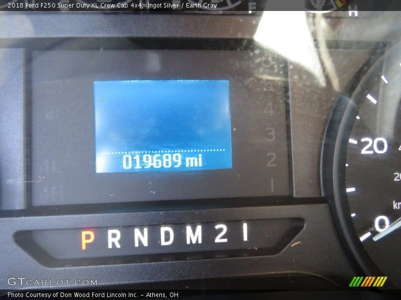 Ingot Silver / Earth Gray 2018 Ford F250 Super Duty XL Crew Cab 4x4