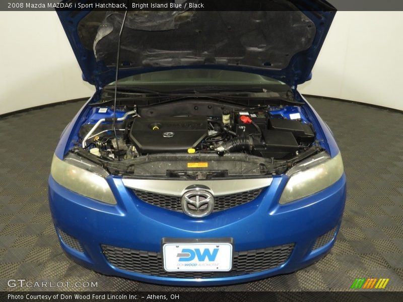 Bright Island Blue / Black 2008 Mazda MAZDA6 i Sport Hatchback