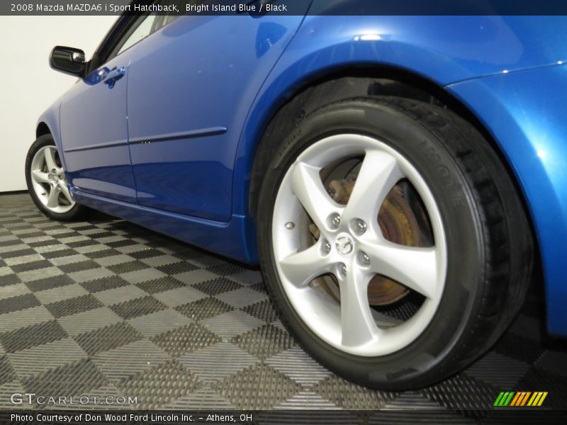 Bright Island Blue / Black 2008 Mazda MAZDA6 i Sport Hatchback
