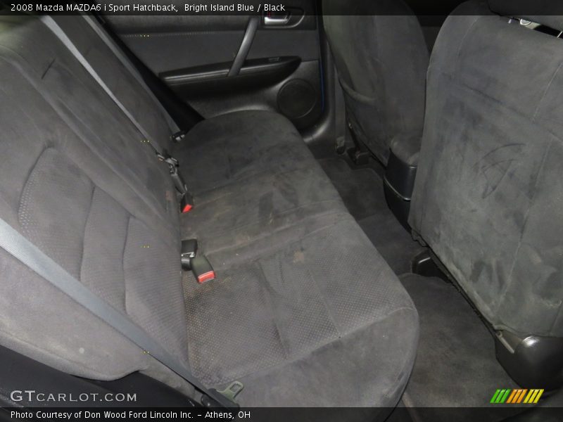 Bright Island Blue / Black 2008 Mazda MAZDA6 i Sport Hatchback