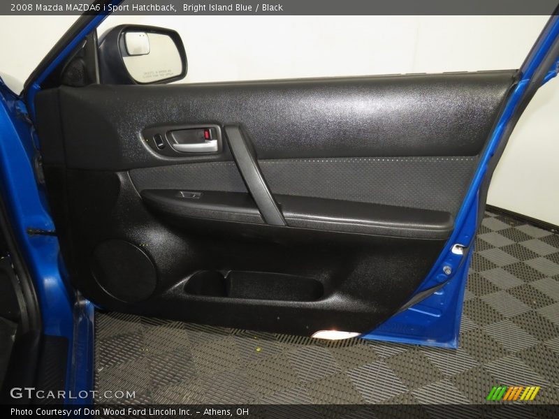 Bright Island Blue / Black 2008 Mazda MAZDA6 i Sport Hatchback