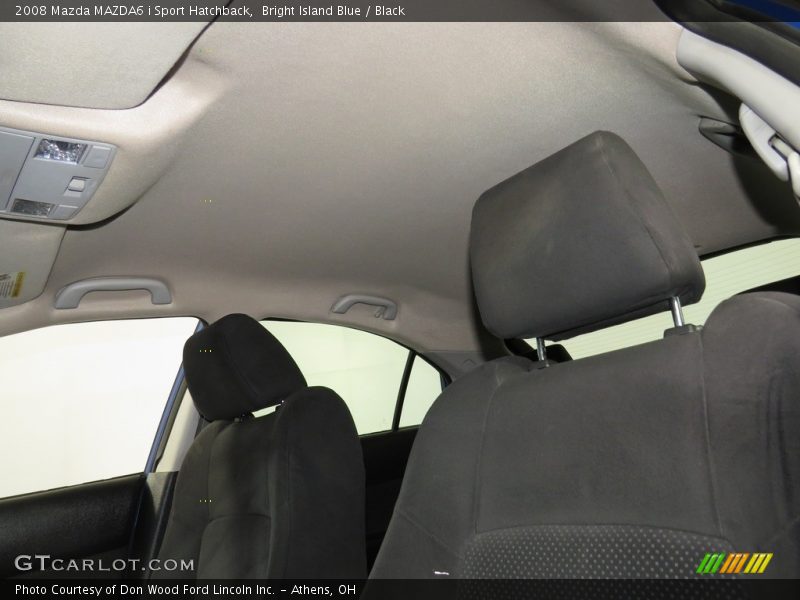 Bright Island Blue / Black 2008 Mazda MAZDA6 i Sport Hatchback