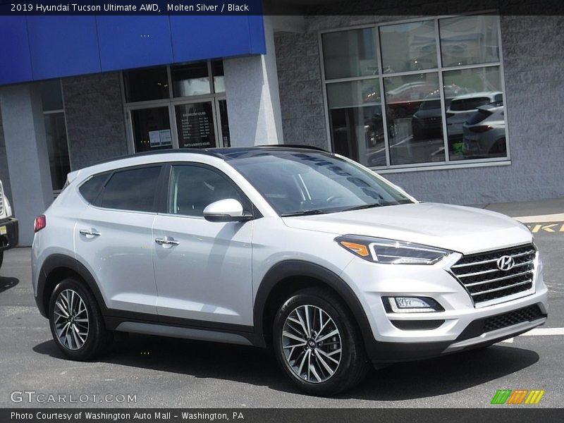 Molten Silver / Black 2019 Hyundai Tucson Ultimate AWD