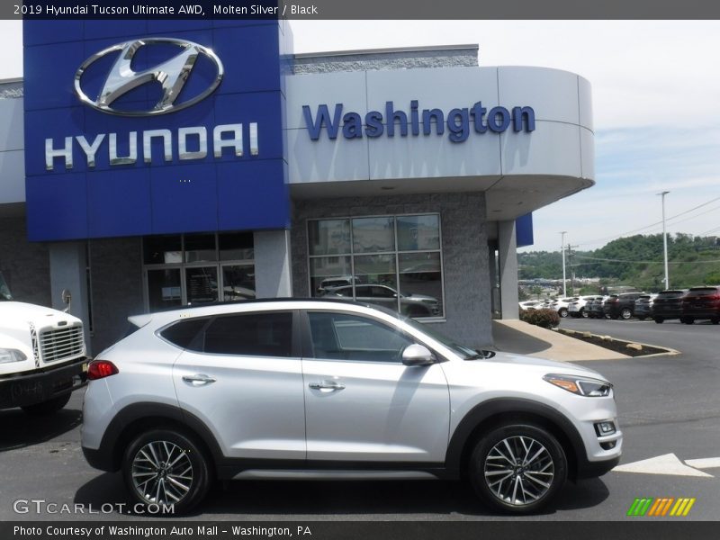 Molten Silver / Black 2019 Hyundai Tucson Ultimate AWD