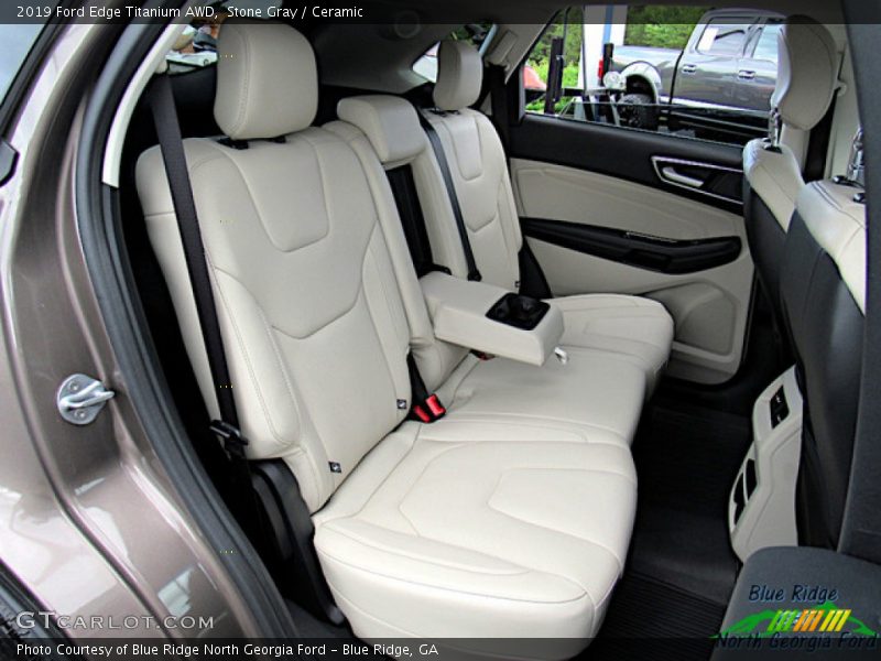 Stone Gray / Ceramic 2019 Ford Edge Titanium AWD