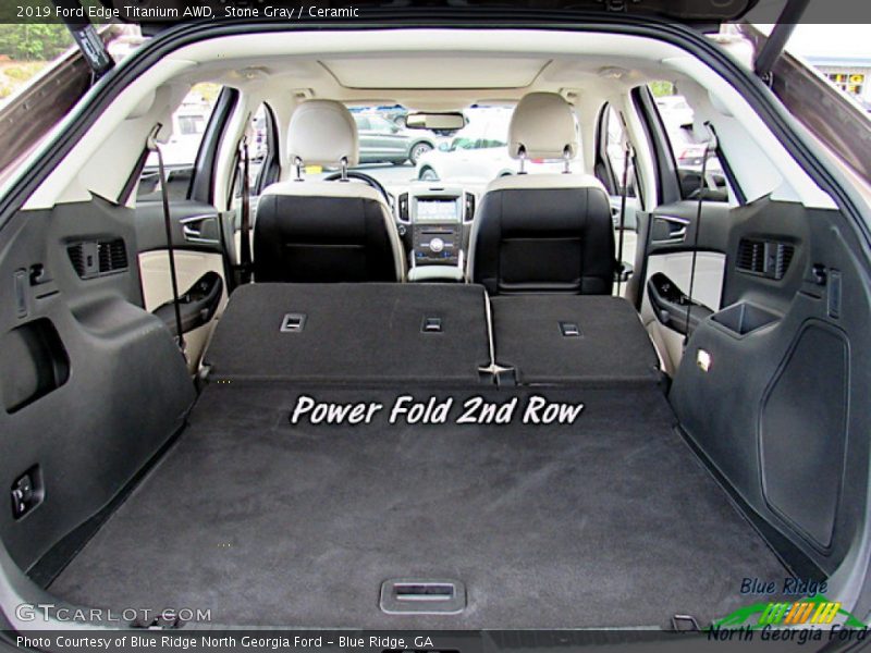 Stone Gray / Ceramic 2019 Ford Edge Titanium AWD