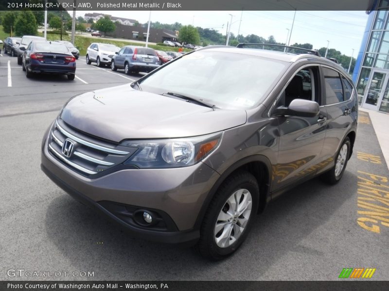 Polished Metal Metallic / Black 2014 Honda CR-V EX-L AWD
