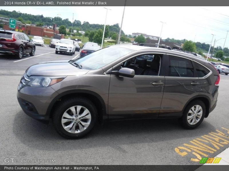 Polished Metal Metallic / Black 2014 Honda CR-V EX-L AWD
