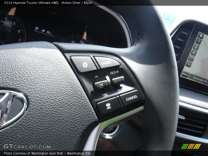 Molten Silver / Black 2019 Hyundai Tucson Ultimate AWD