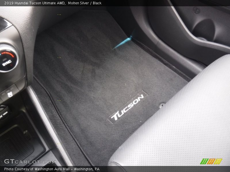 Molten Silver / Black 2019 Hyundai Tucson Ultimate AWD