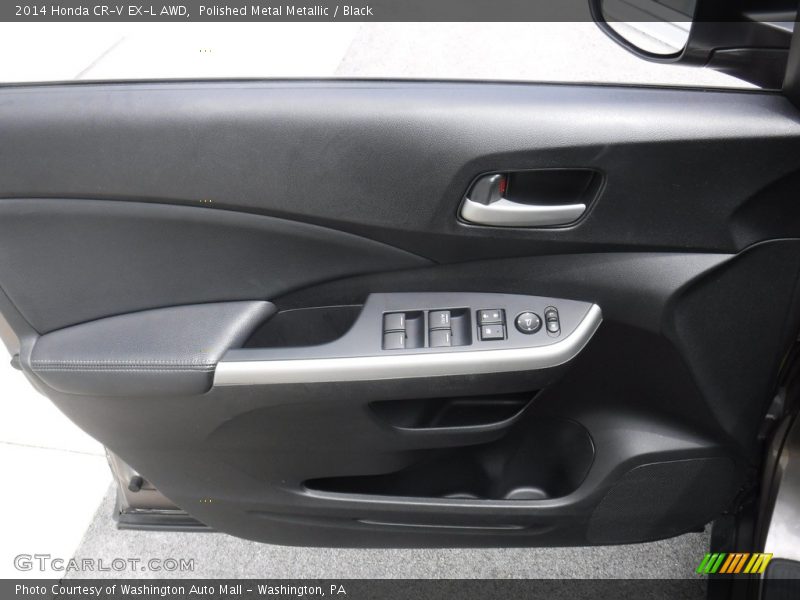 Polished Metal Metallic / Black 2014 Honda CR-V EX-L AWD