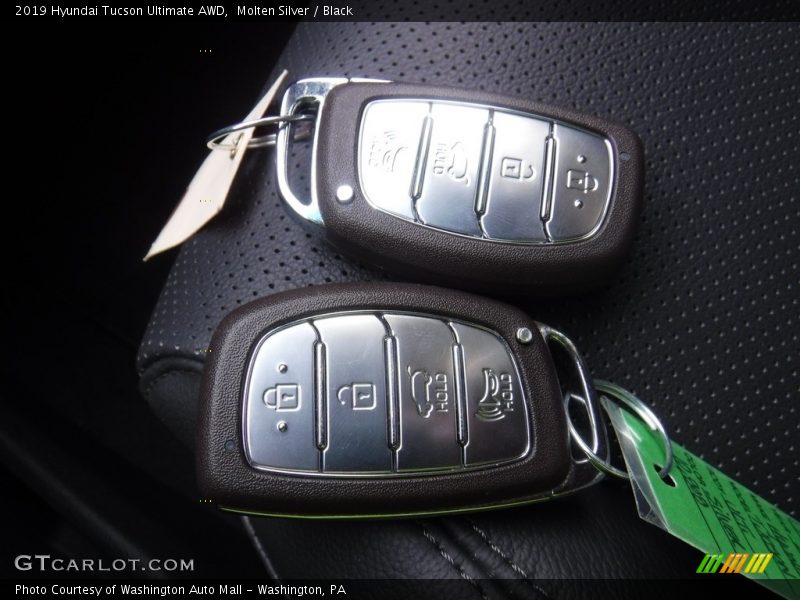 Molten Silver / Black 2019 Hyundai Tucson Ultimate AWD