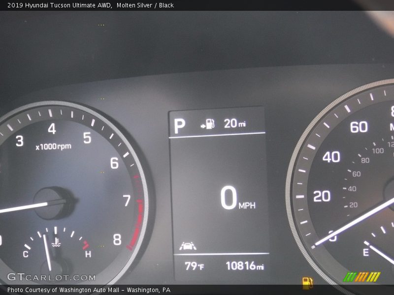 Molten Silver / Black 2019 Hyundai Tucson Ultimate AWD