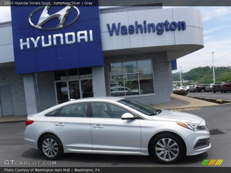 Symphony Silver / Gray 2016 Hyundai Sonata Sport