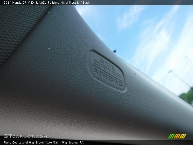 Polished Metal Metallic / Black 2014 Honda CR-V EX-L AWD