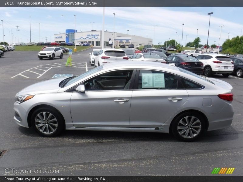 Symphony Silver / Gray 2016 Hyundai Sonata Sport