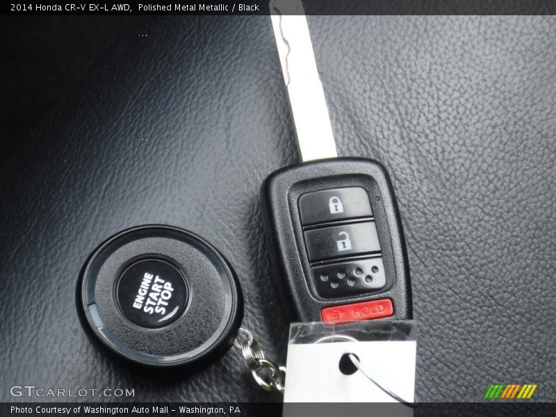 Polished Metal Metallic / Black 2014 Honda CR-V EX-L AWD