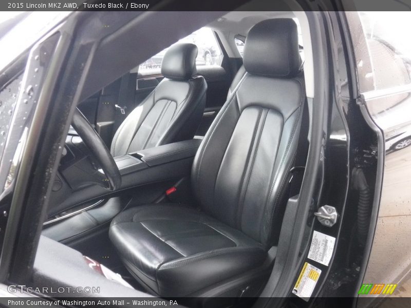 Front Seat of 2015 MKZ AWD