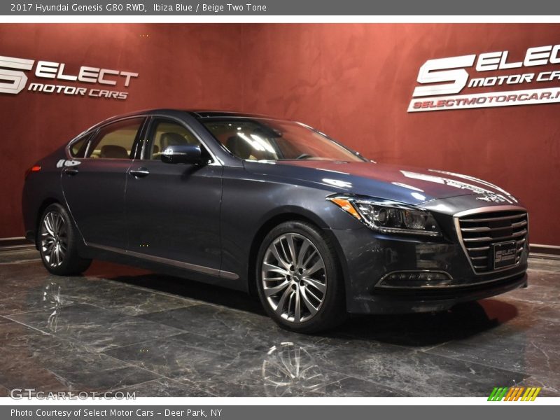 Ibiza Blue / Beige Two Tone 2017 Hyundai Genesis G80 RWD