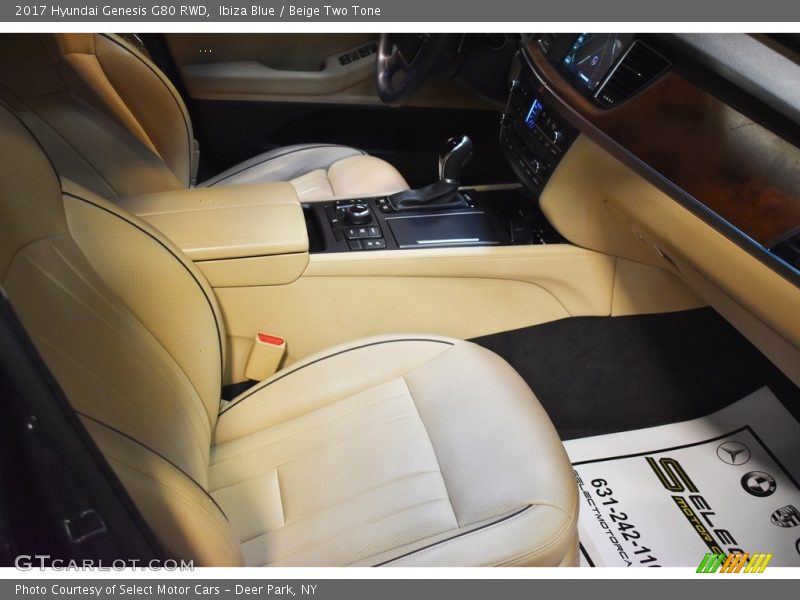 Ibiza Blue / Beige Two Tone 2017 Hyundai Genesis G80 RWD