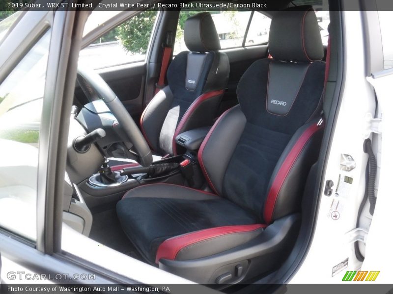 Front Seat of 2019 WRX STI Limited