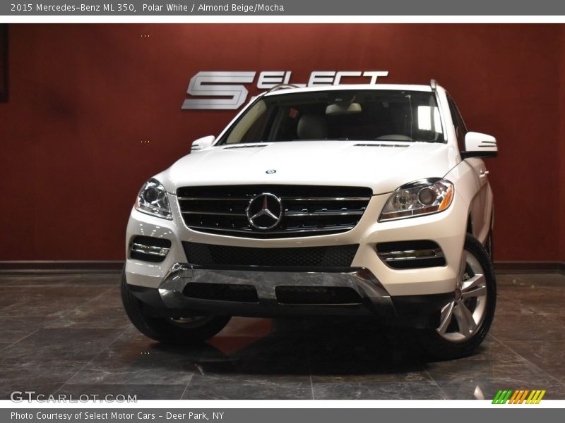 Polar White / Almond Beige/Mocha 2015 Mercedes-Benz ML 350