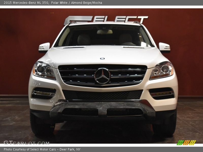 Polar White / Almond Beige/Mocha 2015 Mercedes-Benz ML 350