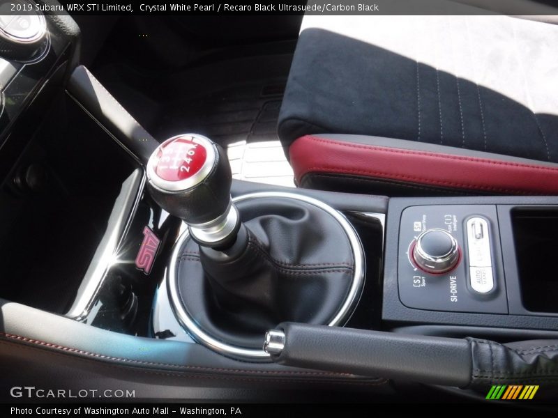  2019 WRX STI Limited 6 Speed Manual Shifter