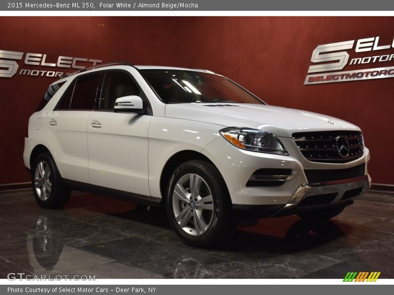 Polar White / Almond Beige/Mocha 2015 Mercedes-Benz ML 350