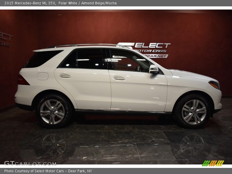 Polar White / Almond Beige/Mocha 2015 Mercedes-Benz ML 350