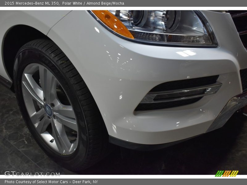 Polar White / Almond Beige/Mocha 2015 Mercedes-Benz ML 350