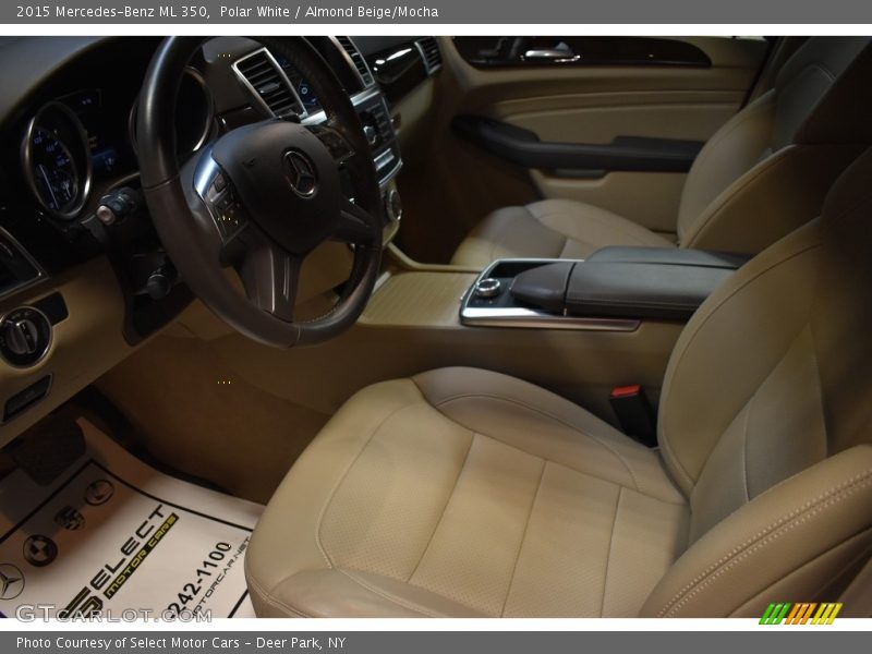 Polar White / Almond Beige/Mocha 2015 Mercedes-Benz ML 350