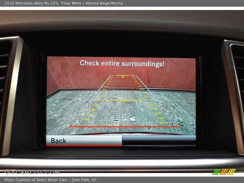 Polar White / Almond Beige/Mocha 2015 Mercedes-Benz ML 350