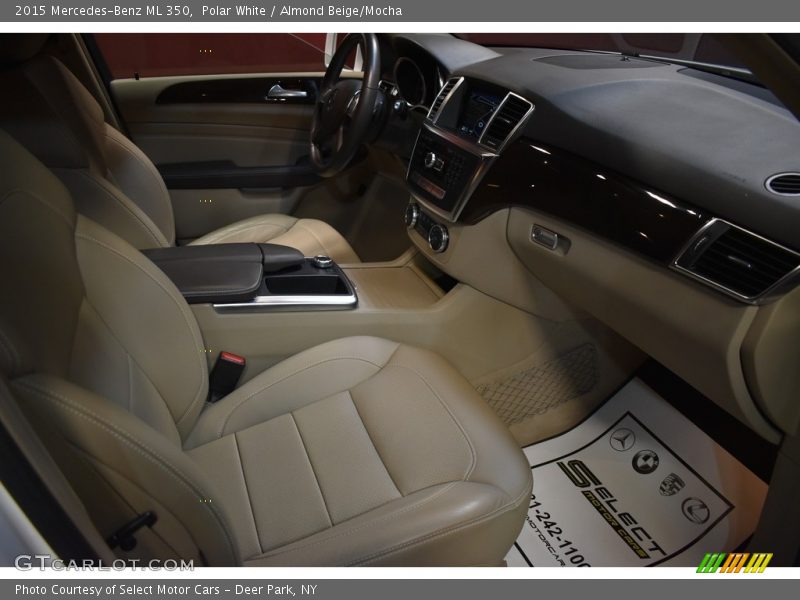 Polar White / Almond Beige/Mocha 2015 Mercedes-Benz ML 350