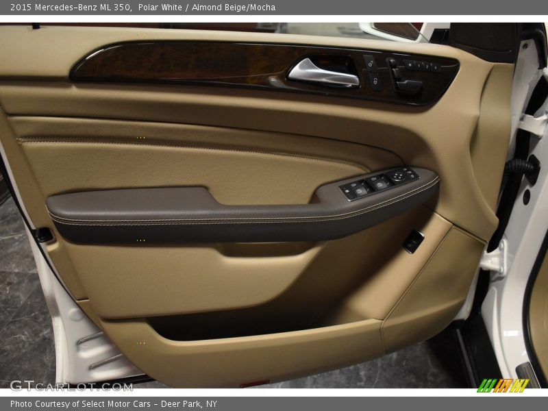 Polar White / Almond Beige/Mocha 2015 Mercedes-Benz ML 350