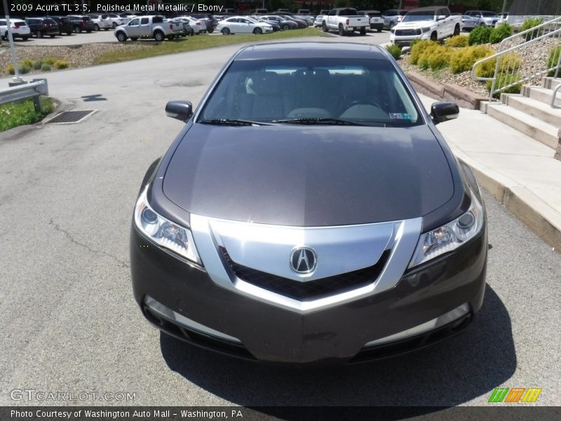 Polished Metal Metallic / Ebony 2009 Acura TL 3.5