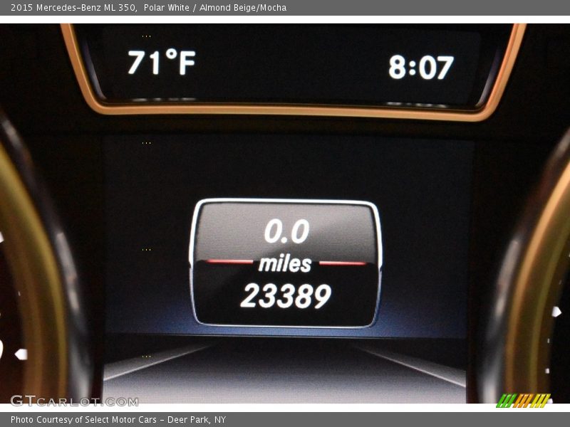 Polar White / Almond Beige/Mocha 2015 Mercedes-Benz ML 350