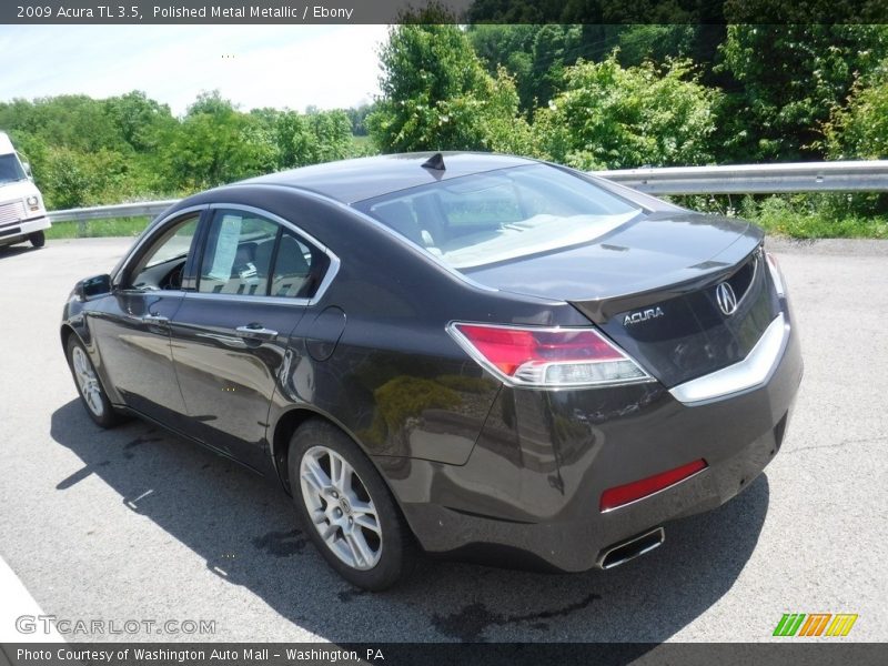 Polished Metal Metallic / Ebony 2009 Acura TL 3.5