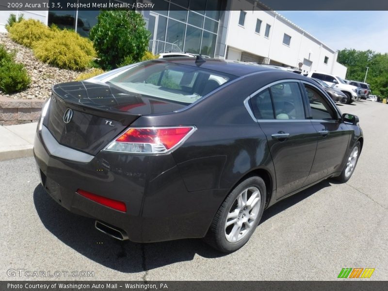 Polished Metal Metallic / Ebony 2009 Acura TL 3.5