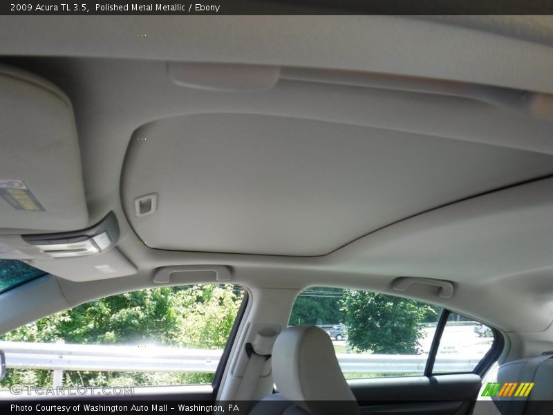 Polished Metal Metallic / Ebony 2009 Acura TL 3.5