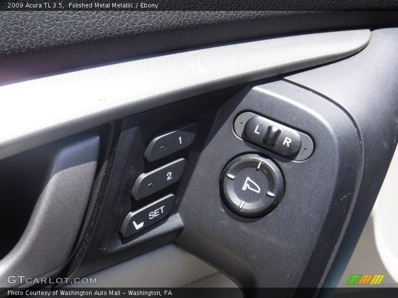 Polished Metal Metallic / Ebony 2009 Acura TL 3.5