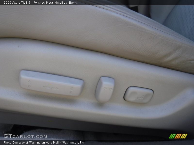Polished Metal Metallic / Ebony 2009 Acura TL 3.5