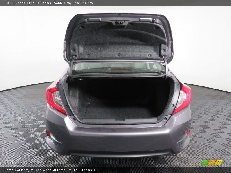 Sonic Gray Pearl / Gray 2017 Honda Civic LX Sedan