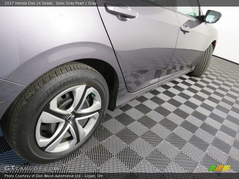 Sonic Gray Pearl / Gray 2017 Honda Civic LX Sedan