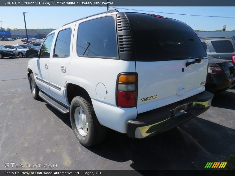 Summit White / Pewter/Dark Pewter 2004 GMC Yukon SLE 4x4